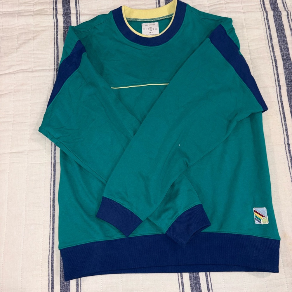 Urban Outfitters Teal and Navy Sweatshirt
